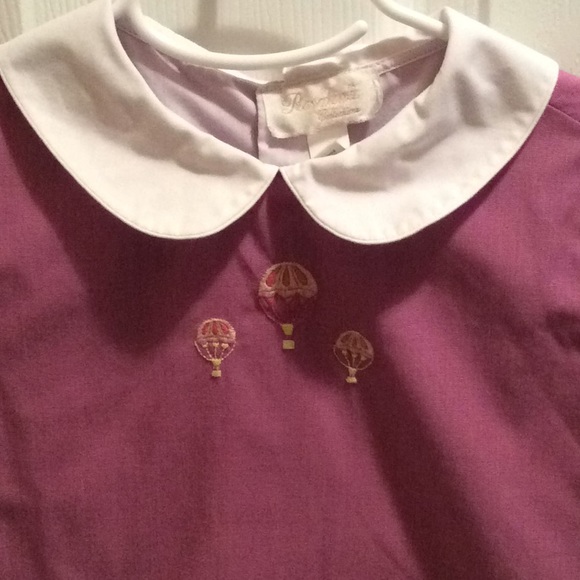 Rosalina 6Y collar shirt hot air balloon purple - Picture 2 of 4